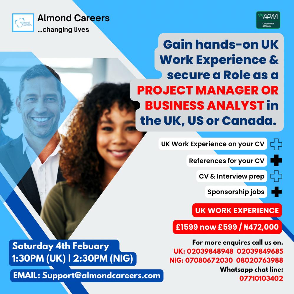 PM BA Almond Careers